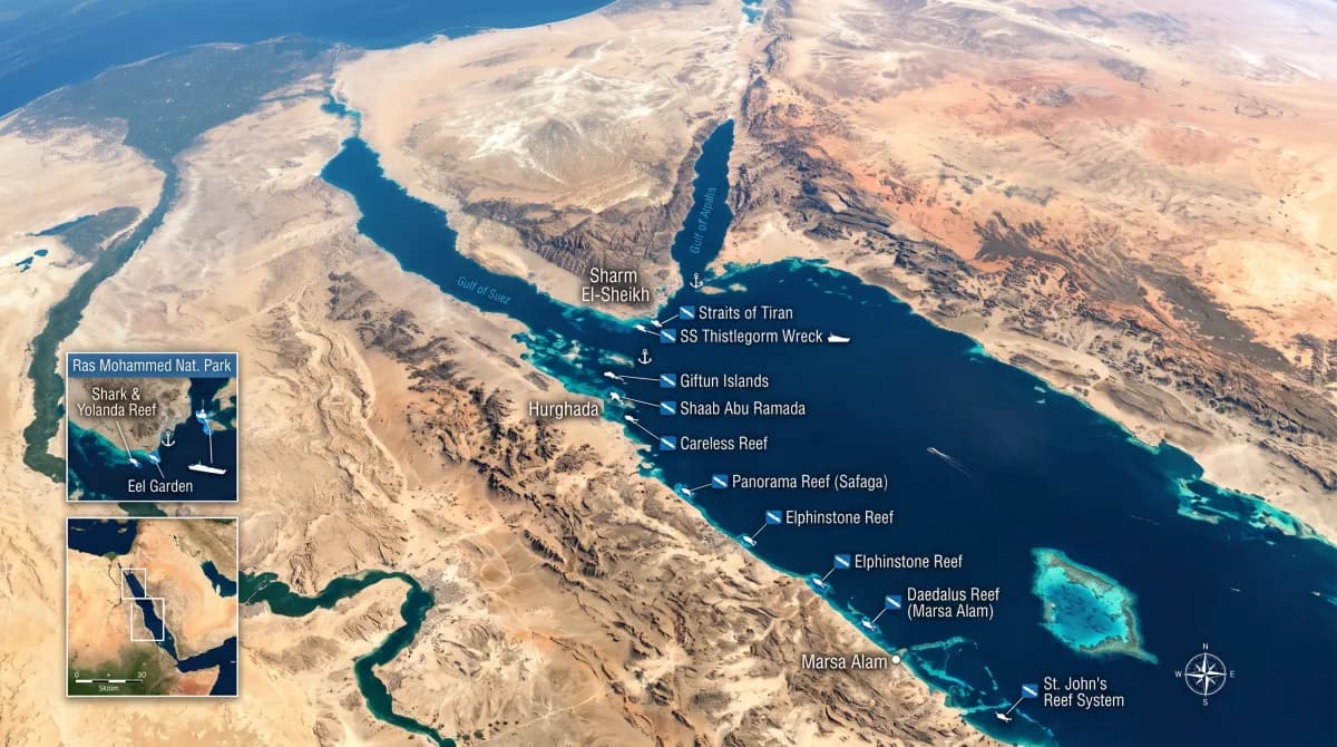 Dive sites