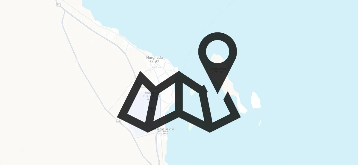 Makadi Bay House Reef dive site map